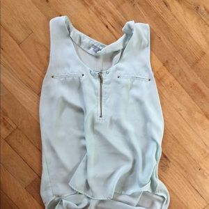 Charlotte Russe light blue blouse